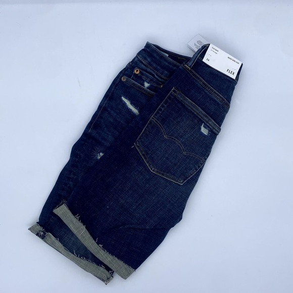 NWT American Eagle AE Next Level Stretch FLEX Bermuda Denim Jean Short 26 - Picture 3 of 11